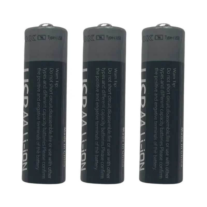 Rechargeable Batteries Aa 3 Pieces With Charging Cable For Poolwaterlab, Watertester