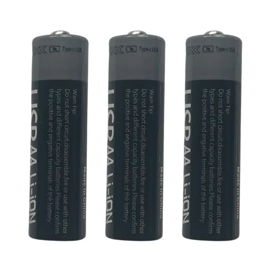 Rechargeable Batteries Aa 3 Pieces With Charging Cable For Poolwaterlab, Watertester